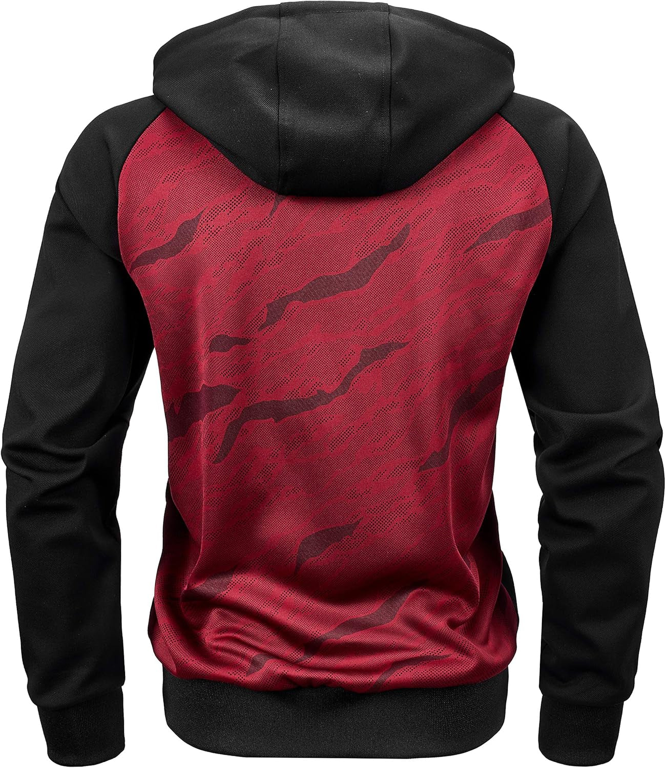 Men'S Color Block Hoodie-Full Zip Ultimate Heavyweight Fleece Hoodie-Camo Zip up Hoodie with Kanga Pocket